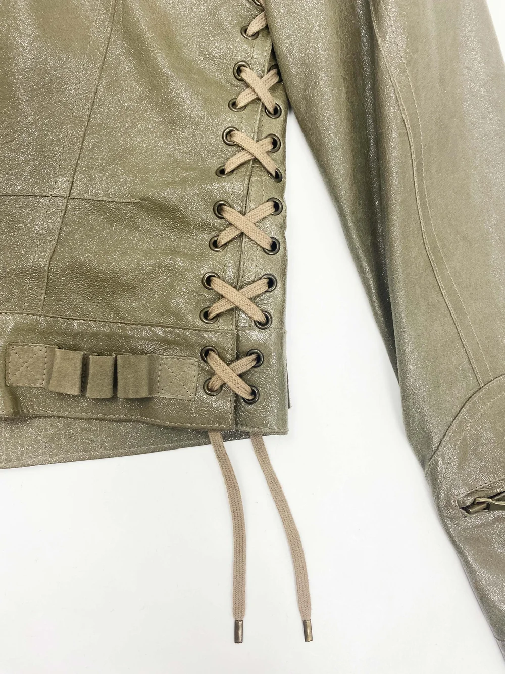 Christian Dior Boutique S/S 2003 leather corset jacket — JAMES VELORIA